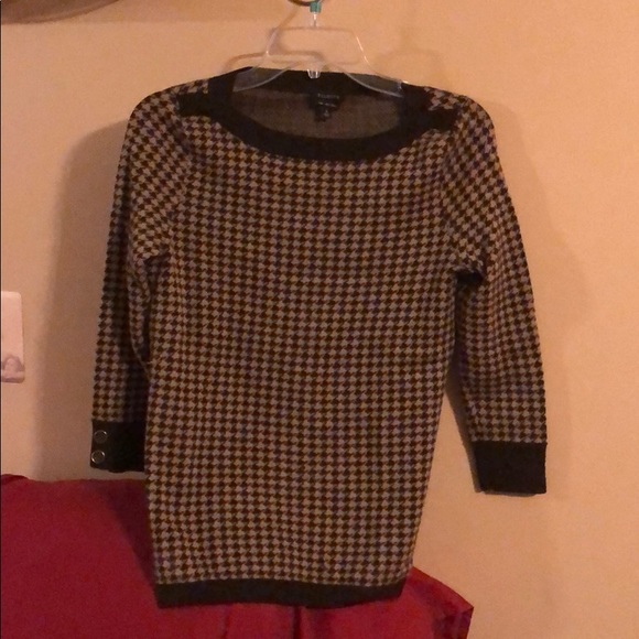 Brown and cream Talbots Sweater - Picture 2 of 4